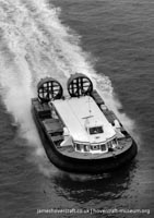 AP1-88 hovercraft on the Solent